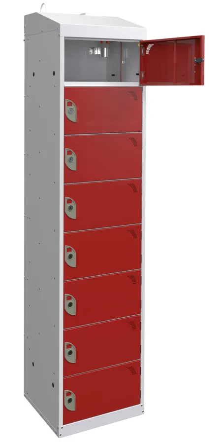 8 compartment charging locker