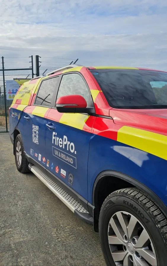 FirePro UK & Ireland liveried response vehicle